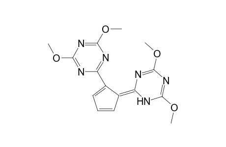 1,3,5-Triazine, 2-[2-(4,6-dimethoxy-1,3,5-triazin-2-yl)-2,4-cyclopentadien-1-ylidene]-1,2-dihydro-4,6-dimethoxy-