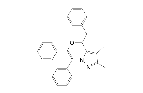 4-Benzyl-2,3-dimethyl-6,7-diphenyl-4H-pyrazolo[5,1-c][1,4]oxazine