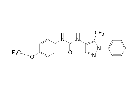 1-[1-Phenyl-5-(trifluoromethyl)pyrazol-4-yl]-3-[p-(trifluoromethoxy)phenyl]urea