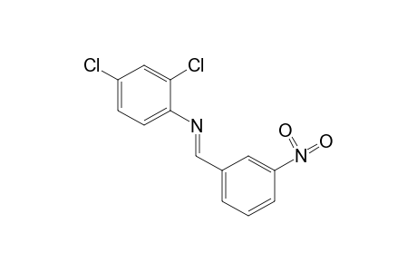 2,4-dichloro-N-(m-nitrobenzylidene)aniline