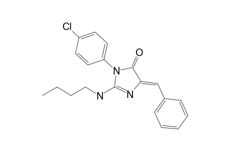 5-Benzylidene-2-(butylamino)-3-(p-chlorophenyl)-4H-imidazolin-4-one