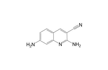 2,7-Diamino-quinoline-3-carbonitrile