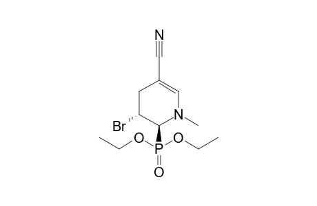 (2S,3R)-3-bromanyl-2-diethoxyphosphoryl-1-methyl-3,4-dihydro-2H-pyridine-5-carbonitrile