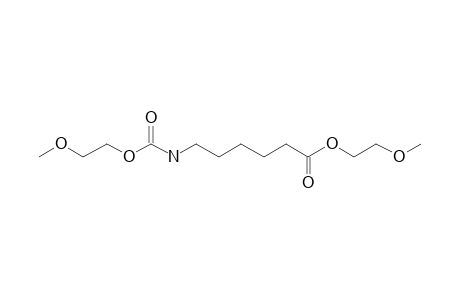 6-Aminocaproic acid, N-(2-methoxyethoxycarbonyl)-, 2-methoxyethyl ester