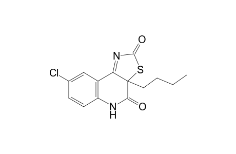 3a-Butyl-8-chloro[1,3]thiazolo[5,4-c]quinolin-2,4-(3a,5H)-dione