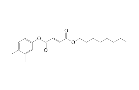 Fumaric acid, 3,4-dimethylphenyl octyl ester