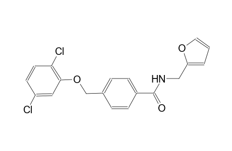 4-[(2,5-dichlorophenoxy)methyl]-N-(2-furylmethyl)benzamide