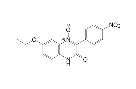6-ETHOXY-3-(p-NITROPHENYL)-2(1H)-QUINOXALINONE, 4-OXIDE