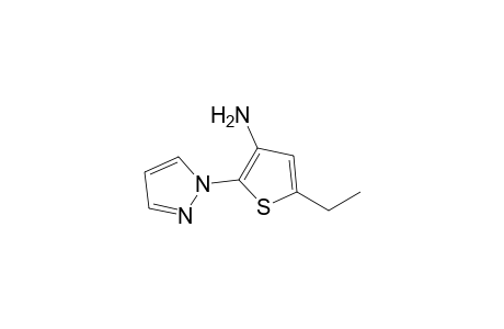 5-Ethyl-2-(1H-1'-pyrazolyl)-3-thienylamine