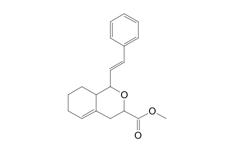 1-Styryl-3,4,6,7,8,8a-hexahydro-1H-isochromene-3-carboxylic acid methyl ester