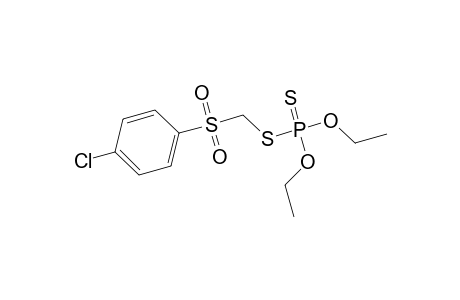 S-([(4-Chlorophenyl)sulfonyl]methyl) O,O-diethyl dithiophosphate
