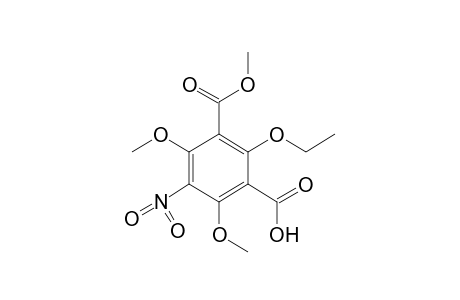 4,6-dimethoxy-2-ethoxy-5-nitroisophthalic acid, 1-methyl ester