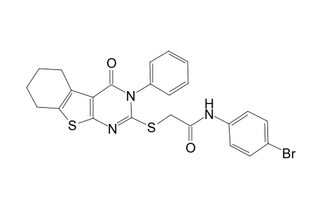 acetamide, N-(4-bromophenyl)-2-[(3,4,5,6,7,8-hexahydro-4-oxo-3-phenylbenzo[4,5]thieno[2,3-d]pyrimidin-2-yl)thio]-