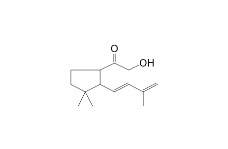 1-[3,3-Dimethyl-2-(3-methyl-buta-1,3-dienyl)-cyclopentyl]-2-hydroxy-ethanone