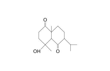 1,5-NAPHTALENEDIONE, OCTAHYDRO-8-HYDROXY-4a,8-DIMETHYL-2-(1-METHYLETHYL)-