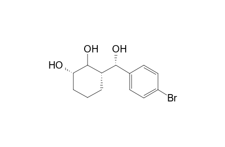 3-((4-Bromophenyl)(hydroxy)methyl)cyclohexane-1,2-diol