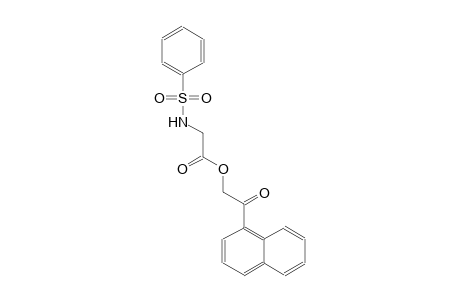 2-(1-naphthyl)-2-oxoethyl [(phenylsulfonyl)amino]acetate