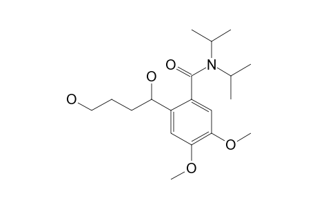 2-(1',4'-dihydroxybutyl)-4,5-dimethoxy-N,N-bis(methylethyl)benzamide