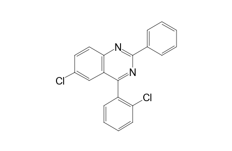 6-Chloro-4-(2-chlorophenyl)-2-phenylquinazoline