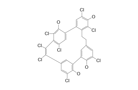 BAZZANIN-R;2,10,12,6',7',8',10',14'-OCTACHLOROISOPLAGIOCHIN-C