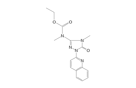 N,4-dimethyl-5-oxo-1-(2-quinolyl)-delta square-1,2,4-triazoline-3-carbamic acid