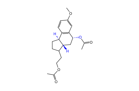 2,3,3a,4,5,trans-9b-HEXAHYDRO-trans-5-HYDROXY-7-METHOXY-1H-BENZ[e]INDENE-3-ETHANOL, DIACETATE