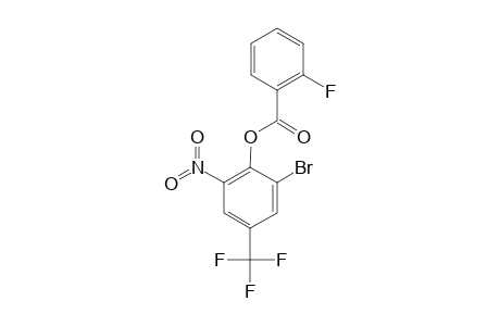 2-BROMO-6-NITRO-alpha,alpha,alpha-TRIFLUORO-p-CRESOL, o-FLUOROBENZOATE