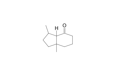 4H-INDEN-4-ONE, OCTAHYDRO-3,7A,DIMETHYL-