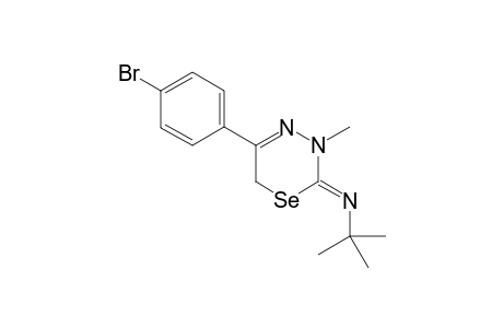 2-Tert-Butylimino-3-methyl-5-(4-bromophenyl)-6H-1,3,4-selenadiazine