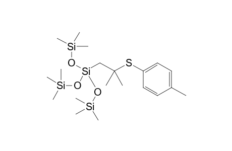 trimethyl-[[2-methyl-2-(p-tolylsulfanyl)propyl]-bis(trimethylsilyloxy)silyl]oxy-silane