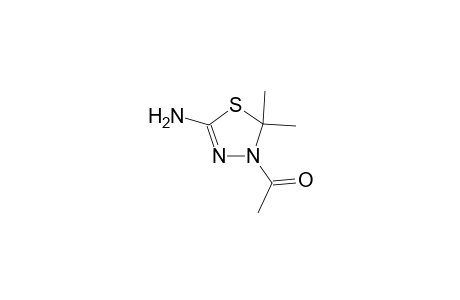 4-ACETYL-2-AMINO-5,5-DIMETHYL-4,5-DIHYDRO-1,3,4-THIADIAZOLE