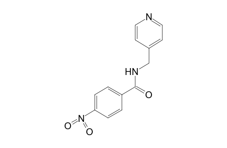 p-nitro-N-[(4-pyridyl)methyl]benzamide