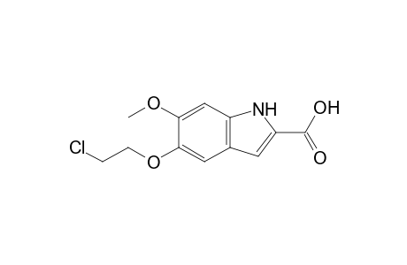 5-(2-Chloroethoxy)-6-methoxy-1H-indole-2-carboxylic acid