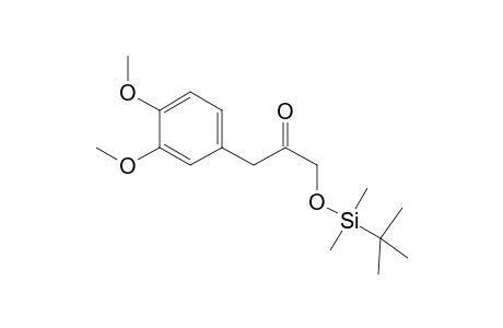 1-(Tert-butyl-dimethyl-silanyloxy)-3-(3,4-dimethoxy-phenyl)-propan-2-one