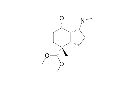 (1-beta,2-alpha,6-beta,9-alpha)-9-Methylamino-5-alpha-dimethoxymethyl-5-beta-methyl-bicyclo-[4.3.0]-nonan-2-ol