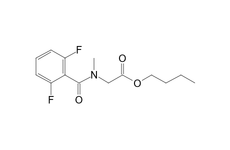 Sarcosine, N-(2,6-difluorobenzoyl)-, butyl ester