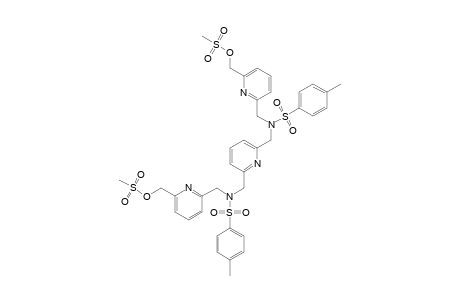 2,6-BIS-[(N-[(6-[(MESYLOXY)-METHYL]-PIPERIDIN-2-YL)-METHYL]-N-TOSYLAMINO)-METHYL]-PYRIDINE