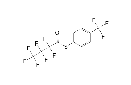 4-(Trifluoromethyl)thiophenol, S-heptafluorobutyryl-