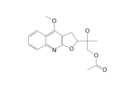 Dubinidine, acetate