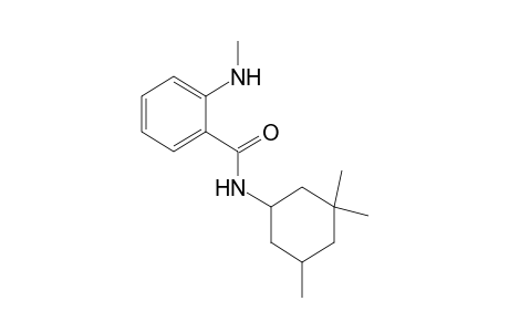 o-(methylamino)-N-(3,3,5-trimethylcyclohexyl)benzamide