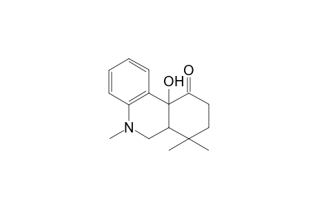 10a-hydroxy-5,7,7-trimethyl-6,6a,8,9-tetrahydrophenanthridin-10-one