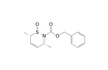 cis-Benzyl (1S,3R,6S)-3,6-Dihydro-3,6-dimethyl-1.lambda.(4),2-thiazine-2-carboxylate 1-oxide