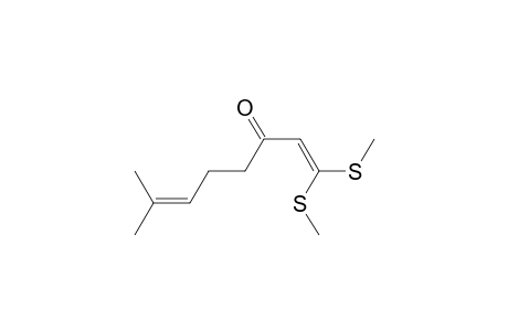 7-Methyl-1,1-bis(methylthio)-1,6-octadien-3-one