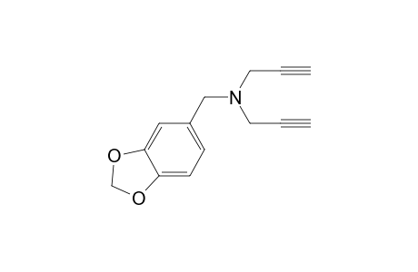 N-(1,3-benzodioxol-5-ylmethyl)-N-prop-2-ynyl-prop-2-yn-1-amine