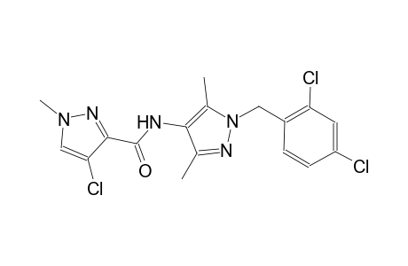 4-chloro-N-[1-(2,4-dichlorobenzyl)-3,5-dimethyl-1H-pyrazol-4-yl]-1-methyl-1H-pyrazole-3-carboxamide
