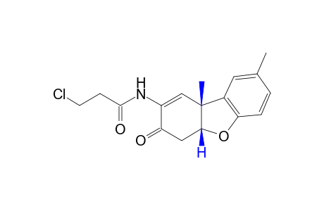 3-CHLORO-N-(8,9bbeta-DIMETHYL-3-OXO-3,4,4abeta,9b-TETRAHYDRO-2-DIBENZOFURANYL)PROPIONAMIDE