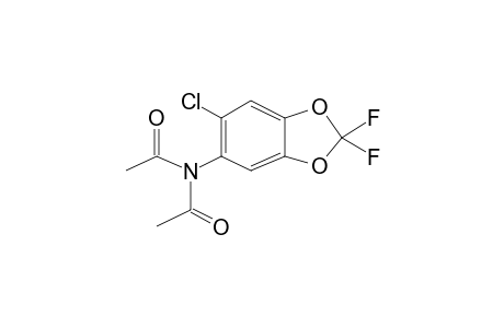 5-Amino-6-chloro-2,2-difluorobenzodioxole, N,N-bis-acetyl