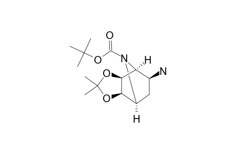 #18;(+/-)-(1RS,2RS,3SR,4SR,5SR)-5-EXO-AMINO-7-TERT.-BUTOXYCARBONYL-2,3-EXO-ISOPROPYLIDENEDIOXY-7-AZABICYCLO-[2.2.1]-HEPTANE;TERT.-BUTYL-(3ASR,4SR,5SR,7R