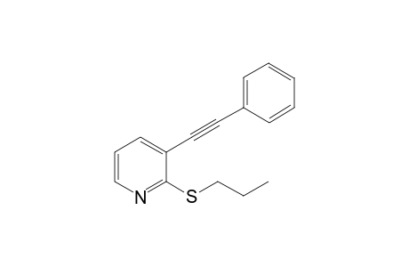 3-(Phenylethynyl)-2-(propylthio)pyridine
