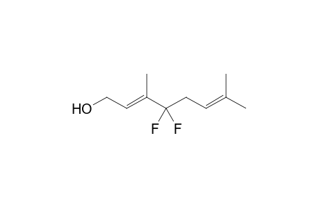 (2E)-4,4-Difluoro-3,7-dimethylocta-2,6-dien-1-ol